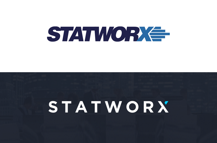 Statworx品牌logo改版前后的对比图